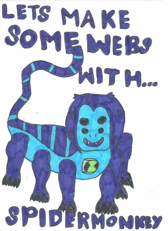 Ben 10 Alien Force Spidermonkey